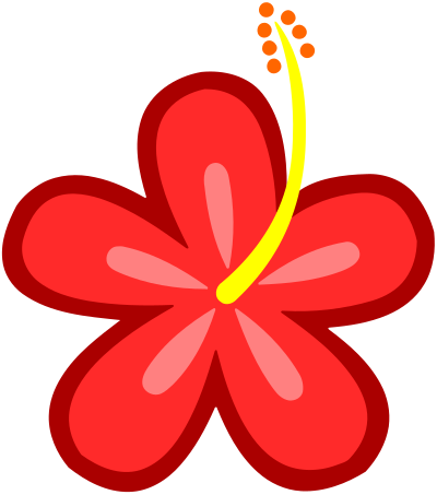 Flower 186 (colour) clipart