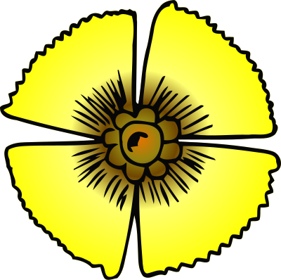 Flower 200 (colour) clipart