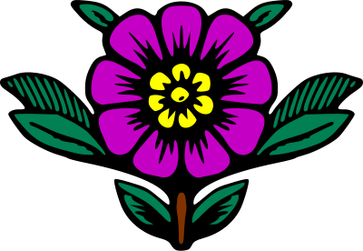 Flower 212 (colour) clipart
