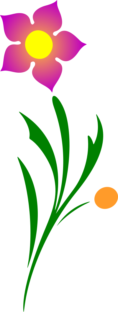 Flower 214 (colour) clipart