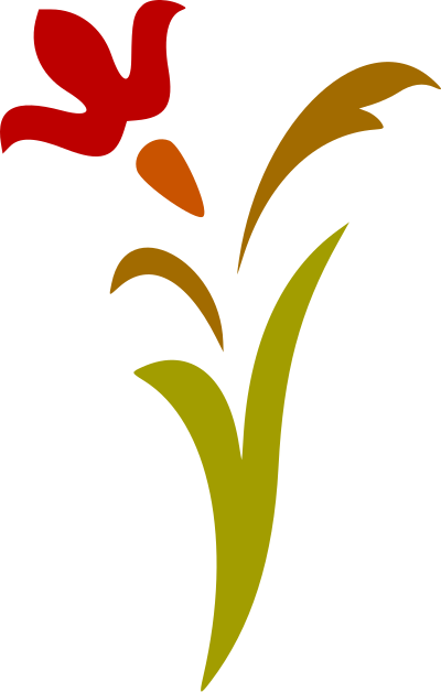Flower 217 (colour) clipart