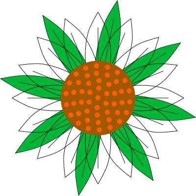 Flower 75 clipart