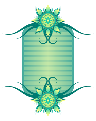 Flower Border Pattern clipart