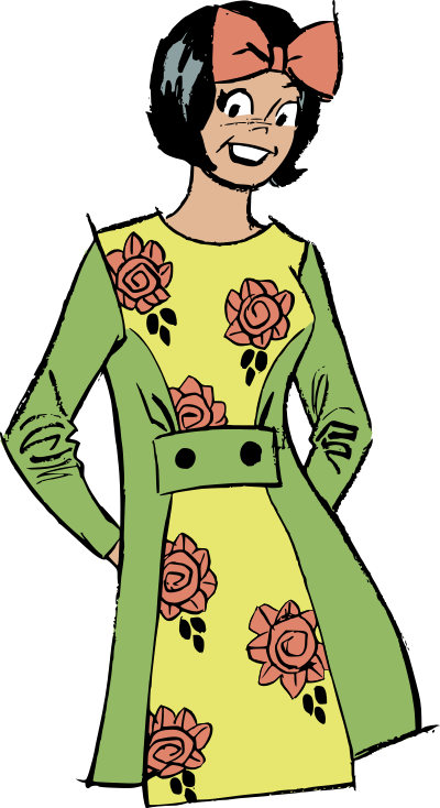 Flower dress clipart