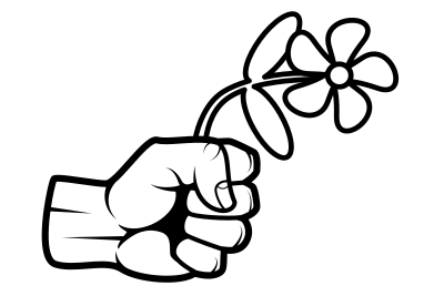 Flower Fist clipart
