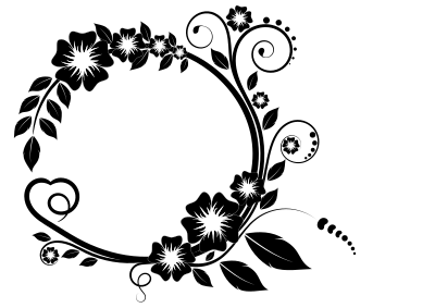 Flower frame clipart