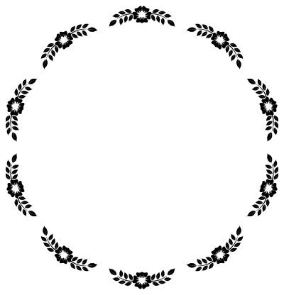 Flower Frame Extrapolated 21 clipart