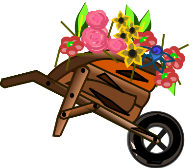Flower girl clipart