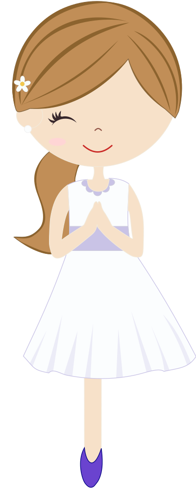 Flower Hair Girl clipart