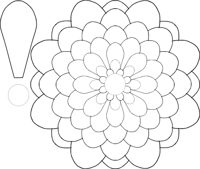 Flower Multi-Choice Template clipart