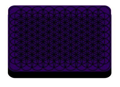 Flower of Life Tessellation for Laptop clipart