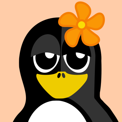 Flower Penguin clipart