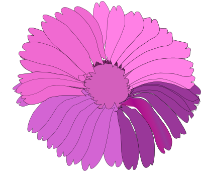Flower pink clipart