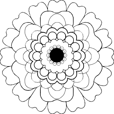 Flower Stack Attack Templates clipart
