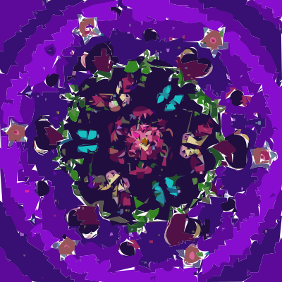 Flower symmetry clipart