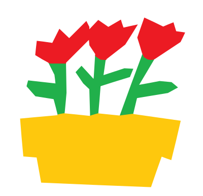 Flowerpot refixed clipart