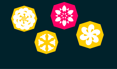 Flowers icons clipart