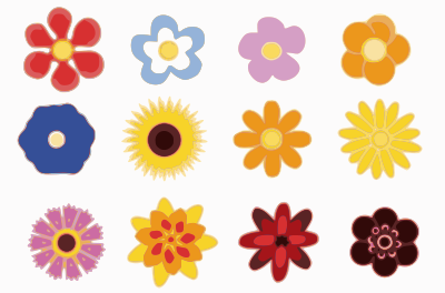 FLOWERS-ILLUSTRATION clipart