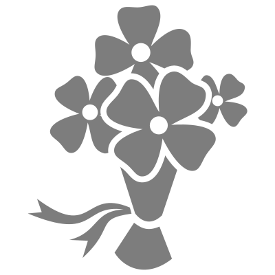 Flowers in a vase clipart