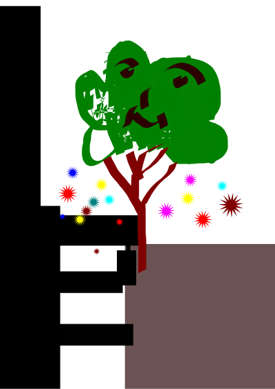 Flowers tree clipart