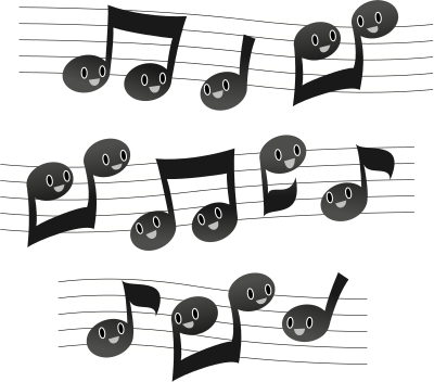 Flowing Notes (#3) clipart