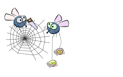 Fly after drinking clipart