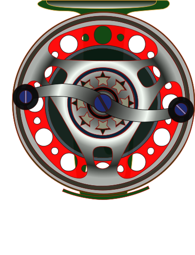 Fly reel clipart