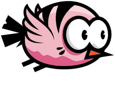 Flying bird 11 (frame 1) clipart