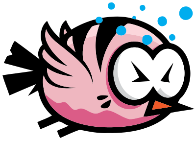 Flying bird 12 (frame 1) clipart