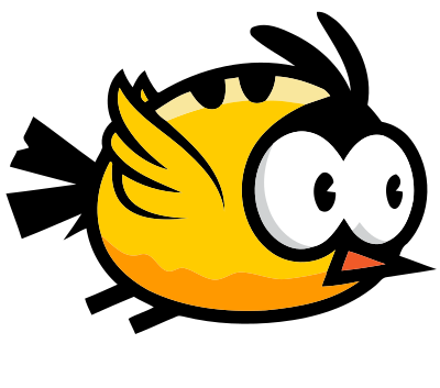 Flying bird 13 (frame 1) clipart
