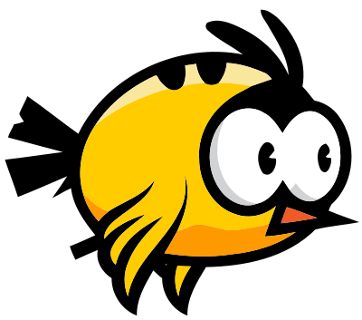 Flying bird 13 (frame 2) clipart