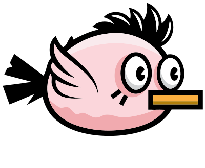 Flying bird 14 (frame 1) clipart