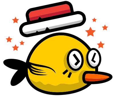 Flying bird 15 (frame 1) clipart