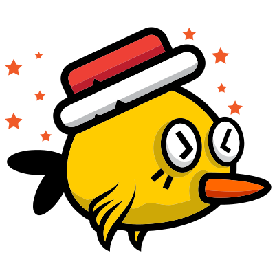 Flying bird 15 (frame 2) clipart