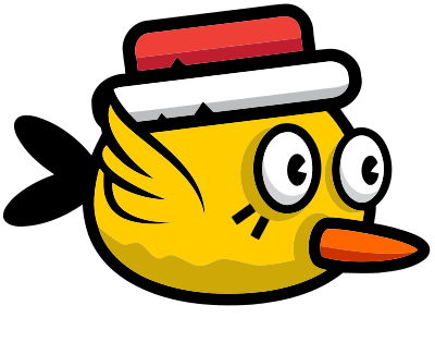 Flying bird 16 (frame 1) clipart