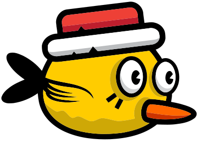 Flying bird 16 (frame 2) clipart