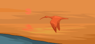 Flying bird 2 clipart