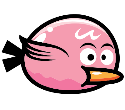 Flying bird 2 (frame 2) clipart