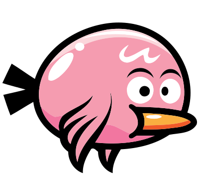 Flying bird 2 (frame 3) clipart