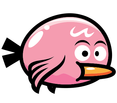 Flying bird 2 (frame 4) clipart