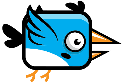 Flying bird 22 (frame 1) clipart