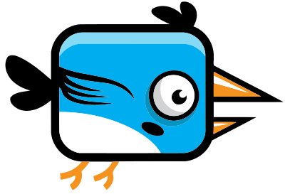 Flying bird 22 (frame 2) clipart