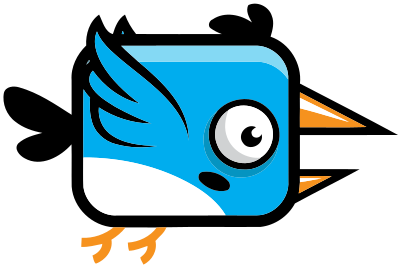 Flying bird 22 (frame 5) clipart