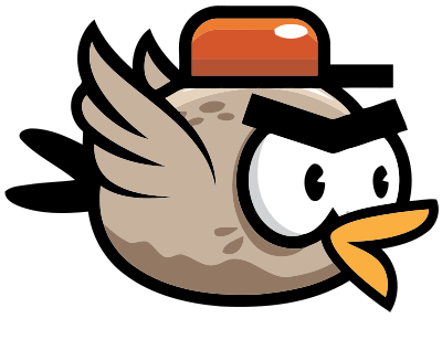 Flying bird 4 (frame 1) clipart