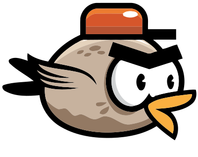 Flying bird 4 (frame 2) clipart