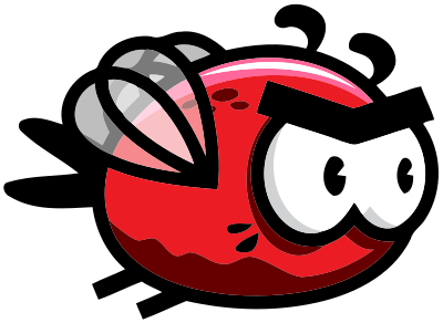 Flying bird 5 (frame 1) clipart