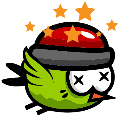 Flying bird 8 (frame 1) clipart
