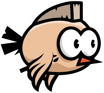 Flying bird 9 (frame 2) clipart