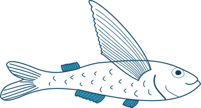 Flying Fish clipart