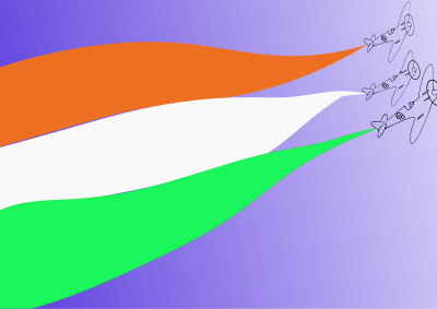 Flying Independence clipart